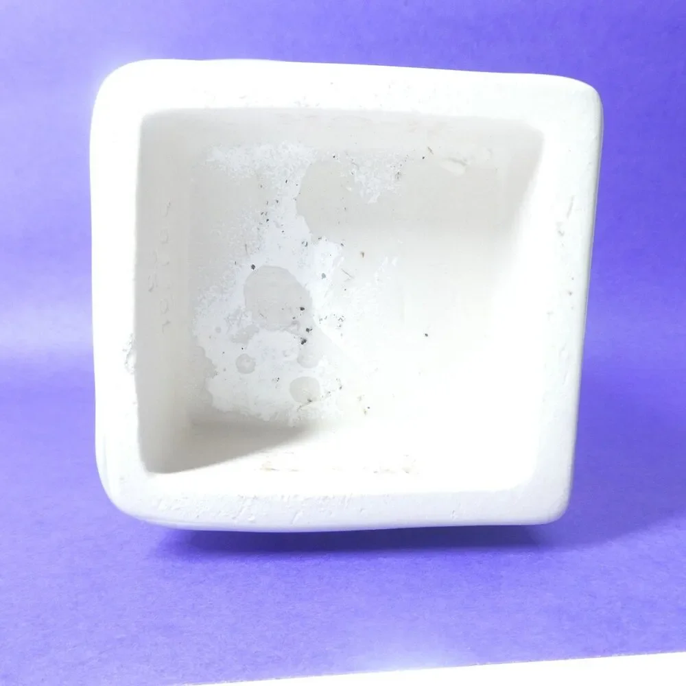 Postmodern Vase Abstract Gray Ceramic Vintage 1980s